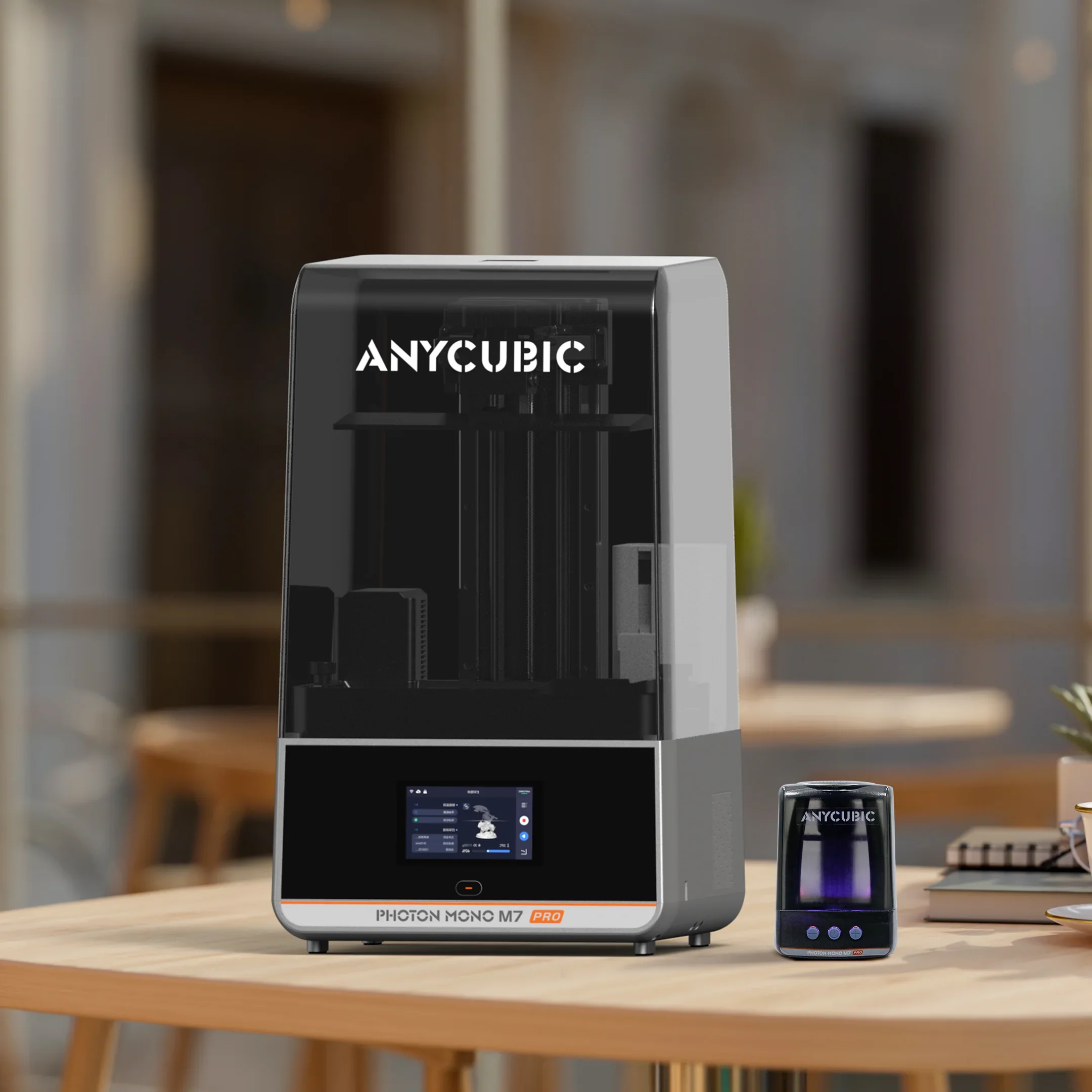 Промышленный 3D принтер Anycubic Photon Mono M7 Pro 10 1 дюймов 14K HD экран 105 мм/ч средняя скорость печати ЖК-очиститель воздуха