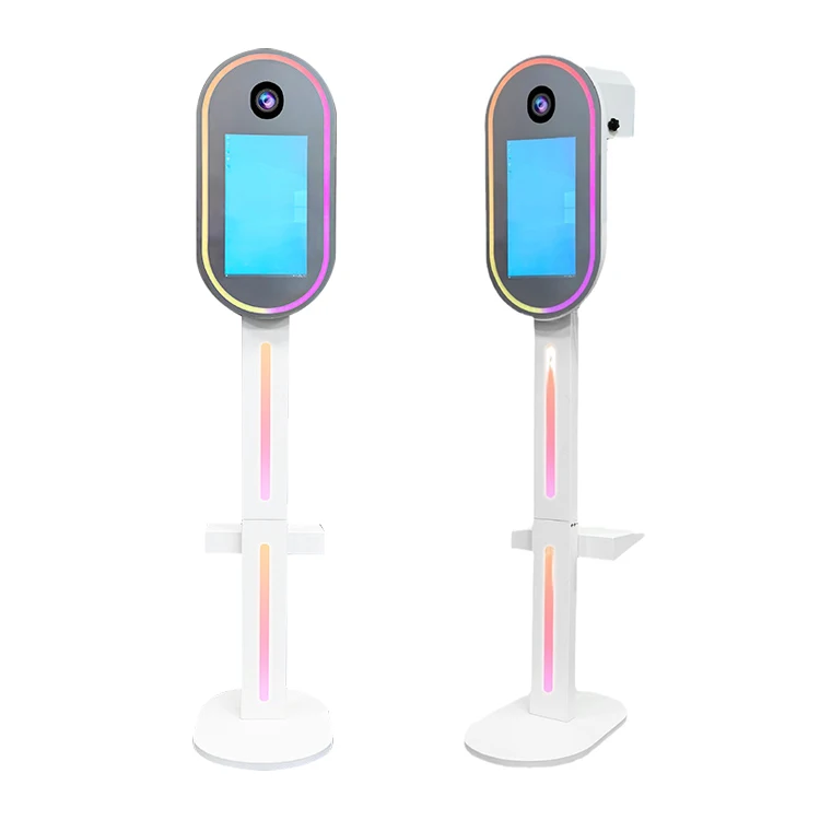 15.6 Inches Touch Screen Mirror Photo Booth Vintage Vogue Photobooth Stand Prices with Printer