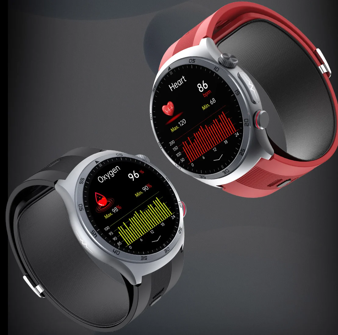 Latest Ruizu S25 ECG Smart Watch 1.43-Inch Amoled BT Call Nfc Micro-Physical Examination Health Tracking Metal Alloy Smartwatch