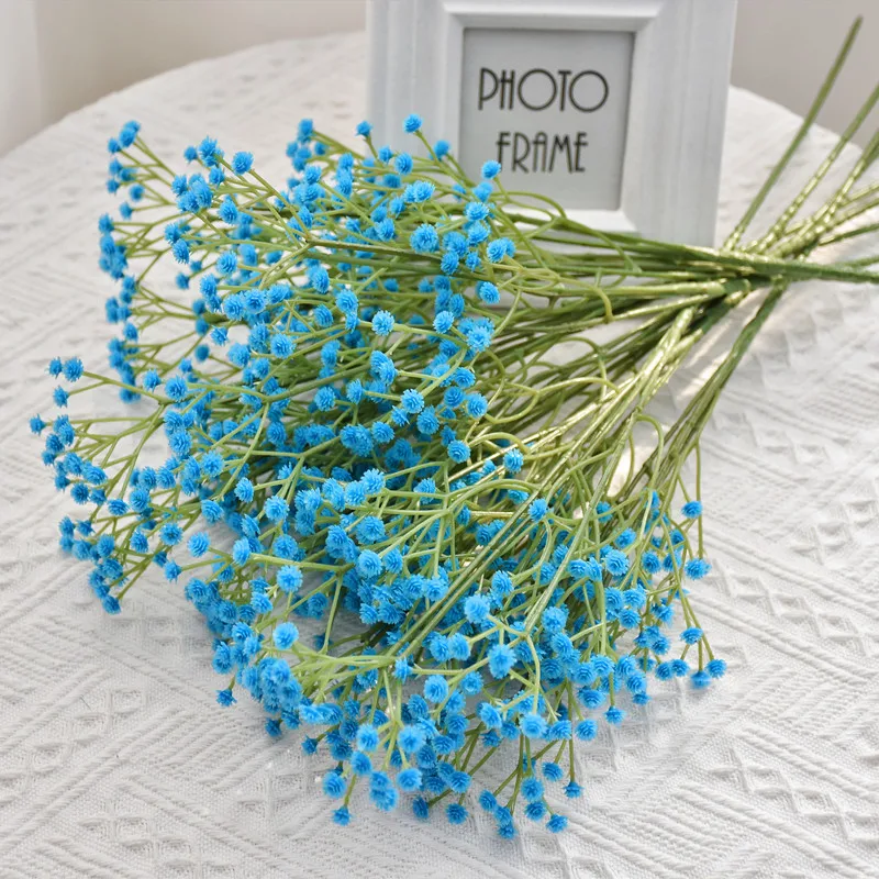 108-Head Simulated Gypsophila for Wedding Hall Scene Popular Artificial Flowers Foreign Trade  Flower Manufacturer Wholesale