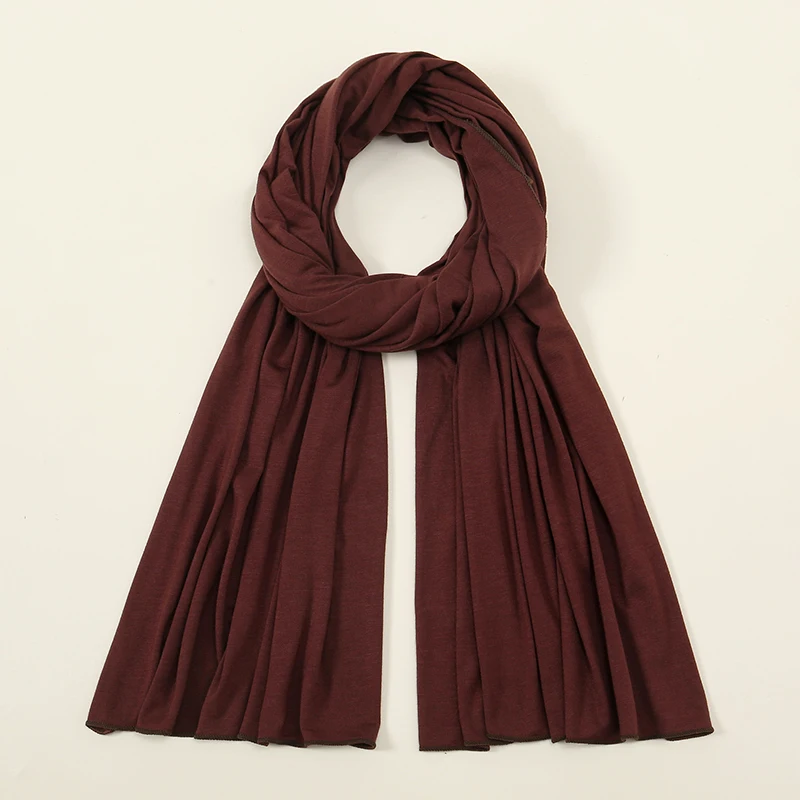High Quality Premium Jersey Hijabs Muslim Soft Scarf Women Opaque Stretchy Wholesale New Arrival Lycra Jersey Hijab