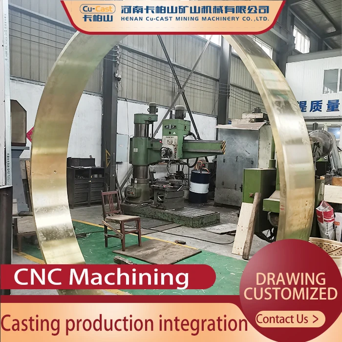 Directly Custom Cast High Quality Large Copper Gasket Ring Slip Seal Forging Processing for Mining Machines