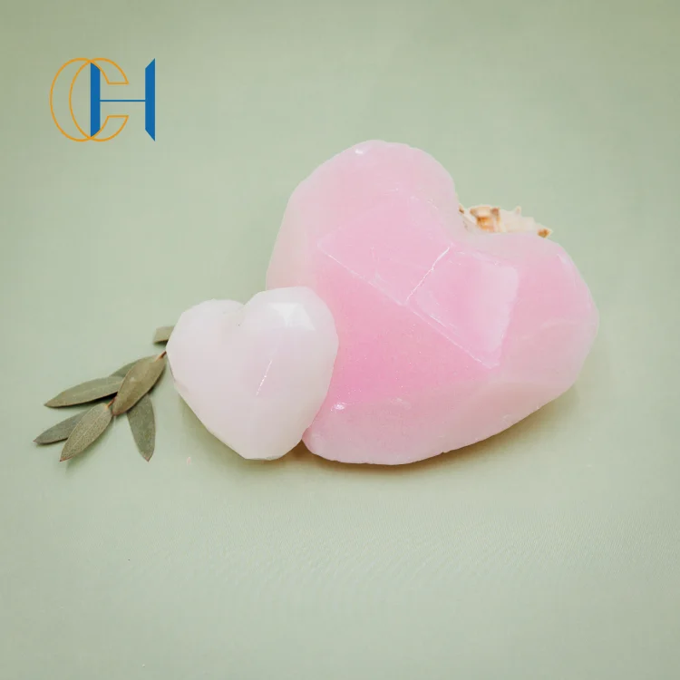 C&H 7 Color Handmade Chakra Relaxing Private Label  Clear Stone Bar Aroma Transparent Opal Yoga  Liquid Body Crystal Soap