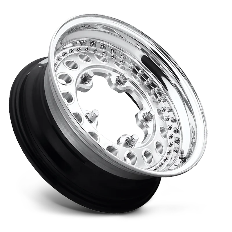 New style high performance light weight T6061 cancave 3 piece custom forged wheel