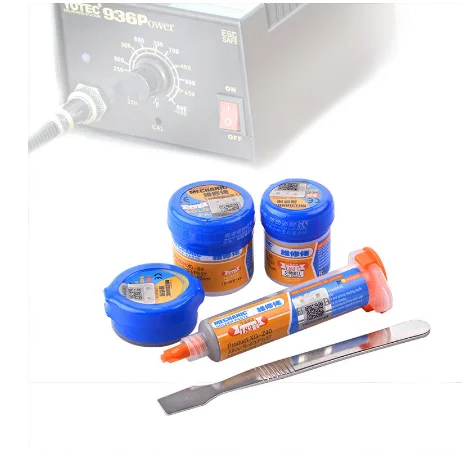 Паяльная паста Flux XG-80 XG-50 XG-30 XG-Z40 паяльного олова Sn63/Pb67 для Hakko 936 TS100 паяльник подключения к печатной платы инструмент ремонта