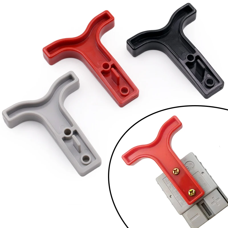 50A 120A Connector Handles T-shape Handle For 2 Pole 2 pin Wire Connector 50 amp  120 amp Pull Handle Easy Disconnect