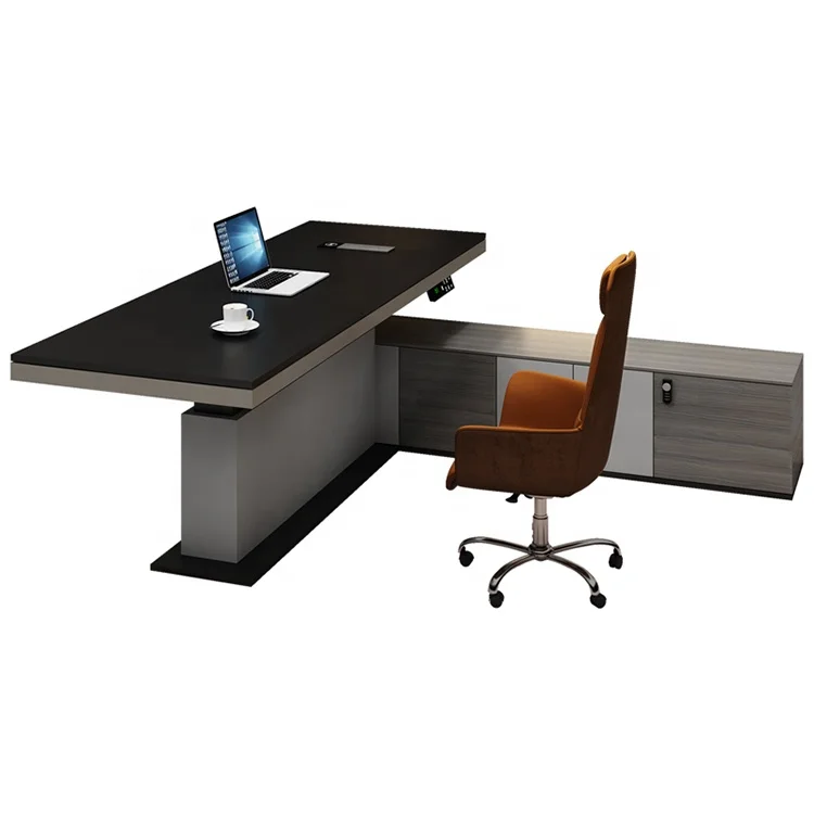High end boss dual motor standing desk 2021 escritorio de oficina luxury office desk