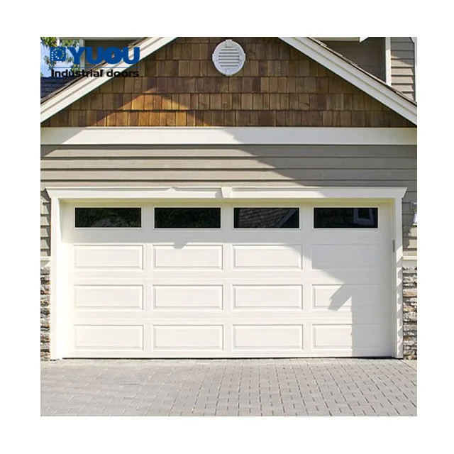 wholesale custom contemporary villa steel sectional garage door