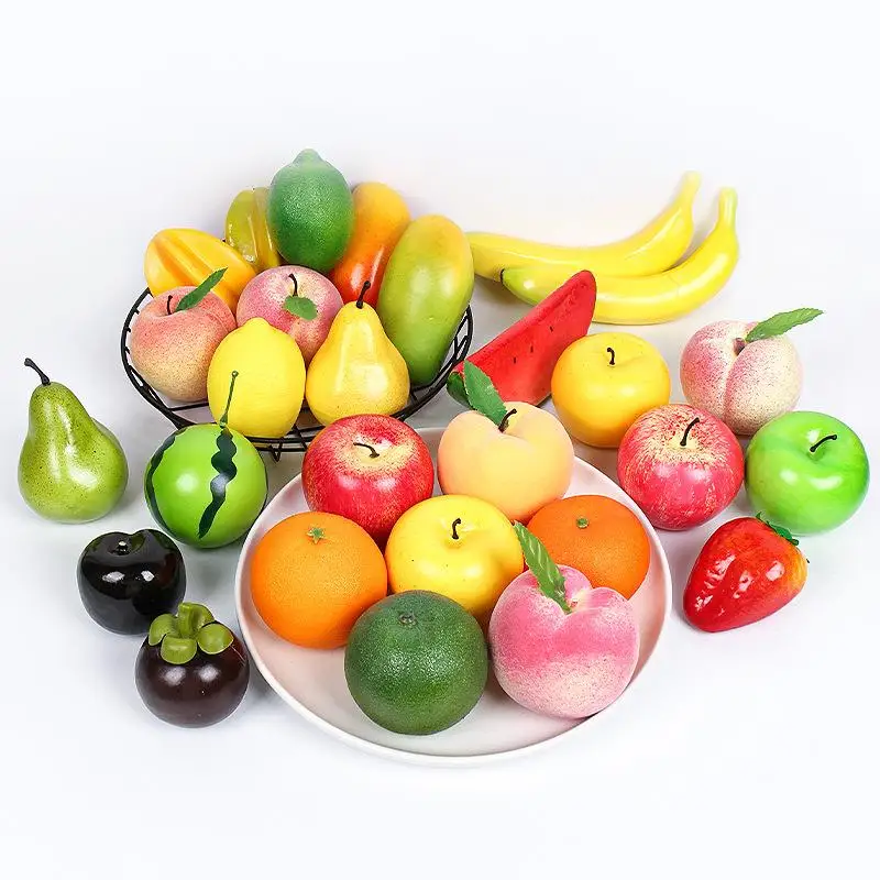 HY Wangdun Simulation Fruit Foam Model Grape Banana Orange School Teaching AIDS Photo Decoration Propminiatures