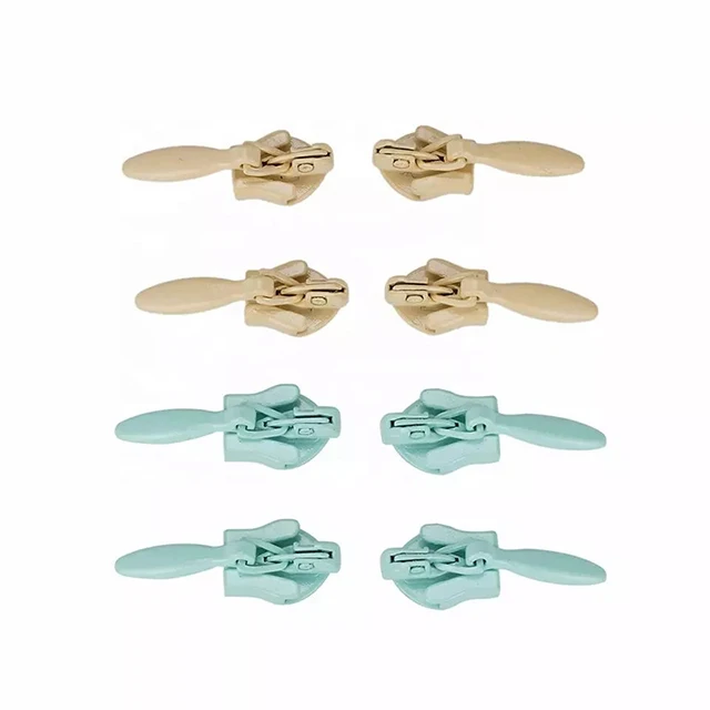 Manufactory Wholesale Invisible Teardrop Zipper Slider 3 For Dress Nylon Invisible Zipper Slider Puller Zipper Slider Body