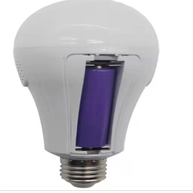 led emergency light bulb double battery detachable household energy-saving high-brightness constant current power failure