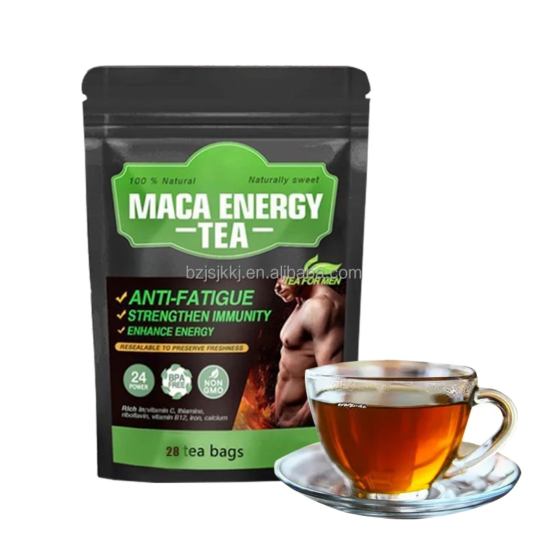 factory price maca energy tea Relieve fatigue herbal Strengthen the body for men ginseng sexual maca energy tea high quality