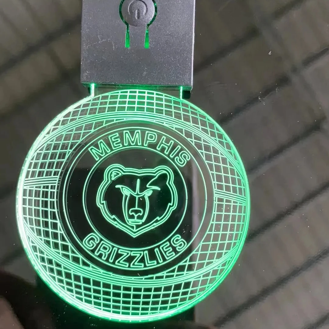 СВЕТОДИОДНЫЙ брелок аккумуляторная батарея акриловый светодиодный с USB-кабелем