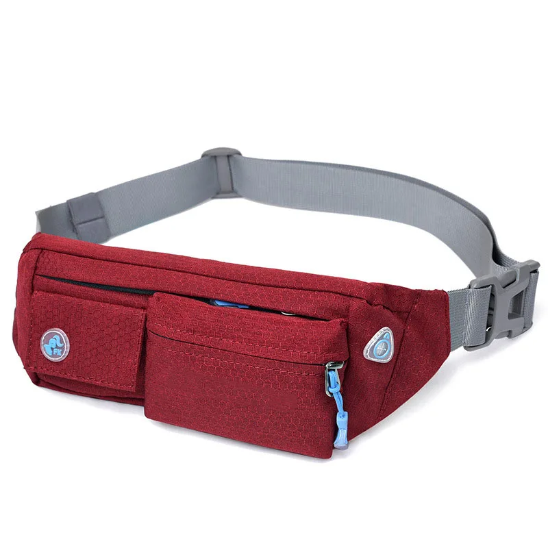 custom logo cheap unisex fanny pack wear-resistant nylon leisure fitness waist bag running bag