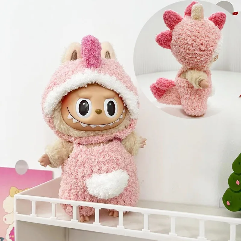 Bubble Matt LaBuBu Pendant blind box Labubuva clothing key chain Labubu doll onesie cute decoration Toy Figure clothing