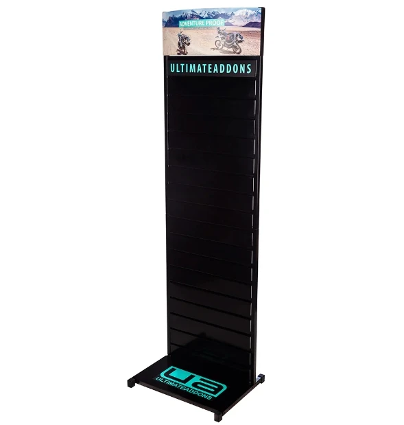 Metal Slatwall Storage Rack with Hooks Phone Accessories Display Stand  Retail Shop Rack