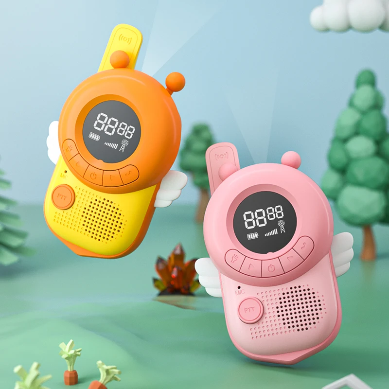 3KM range radio child interphone wireless intercom,2 packs 22 channel cell phone Walkie Talkies kids for best children gifts