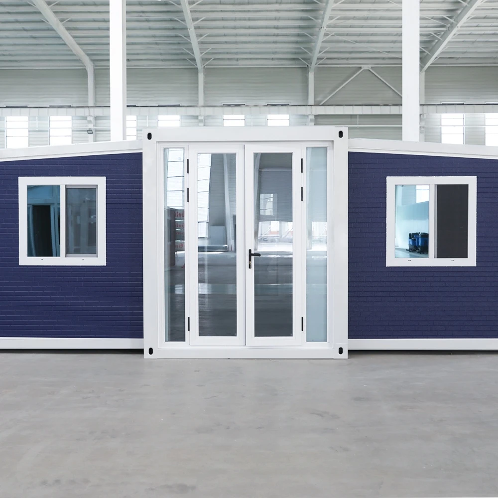 Customize House 20ft 40ft expandable foldable container house prefab bedroom homes folding tiny container house