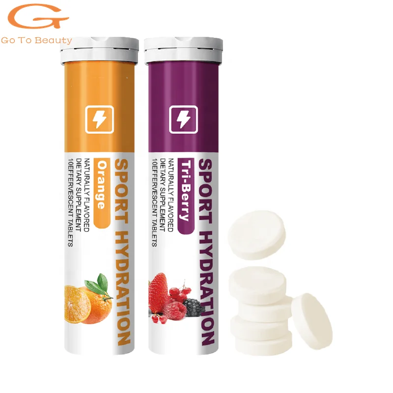 Gotobeauty OEM Ca Fe Zn Se Effervescent Tablets Nutrition Supplement vitamin c with zinc tablets effervescent tablets
