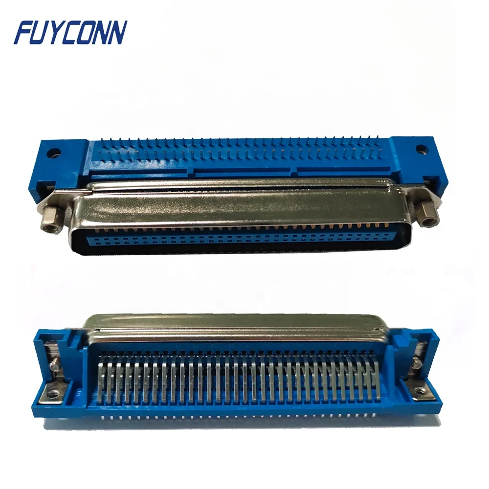 2.16 pitch Pitch Centronics 14pin 24pin 36pin 50pin 64pin Connector, 90 degree Right Angle PCB Male DDK Connector