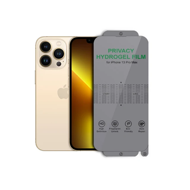 Новинка 2021 года, совместимая с iPhone 13 Pro max, антишпионская пленка, полноразмерная защита экрана из ТПУ