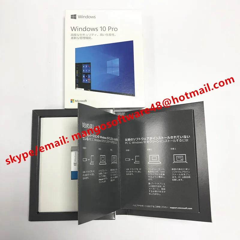 
Japanese Newest original version Microsoft windows 10 pro Professional full version computer software download keys 