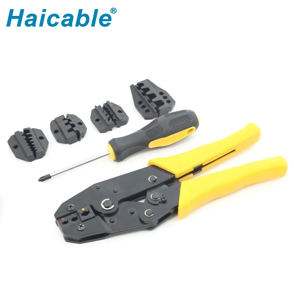Hand Crimping Tool Sets LXK-30JN Unique Crimper Kit In Bag