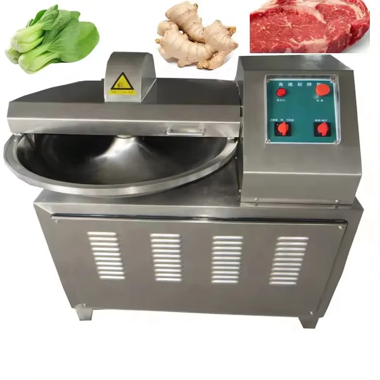 Commercial Electric Sausage Meat bowl cutter 20 liters chopper mixer vegetable cutter emulsify Meat chopping machine cutter