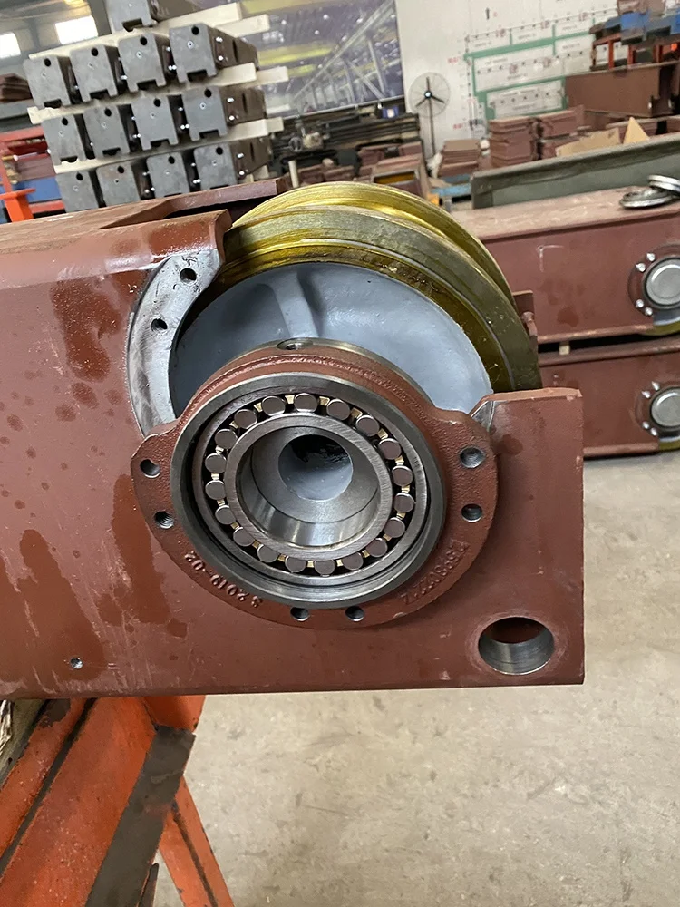 QD/LH Model 5- 100 ton Double  Girder Overhead Crane  End Beam For Factory Sale