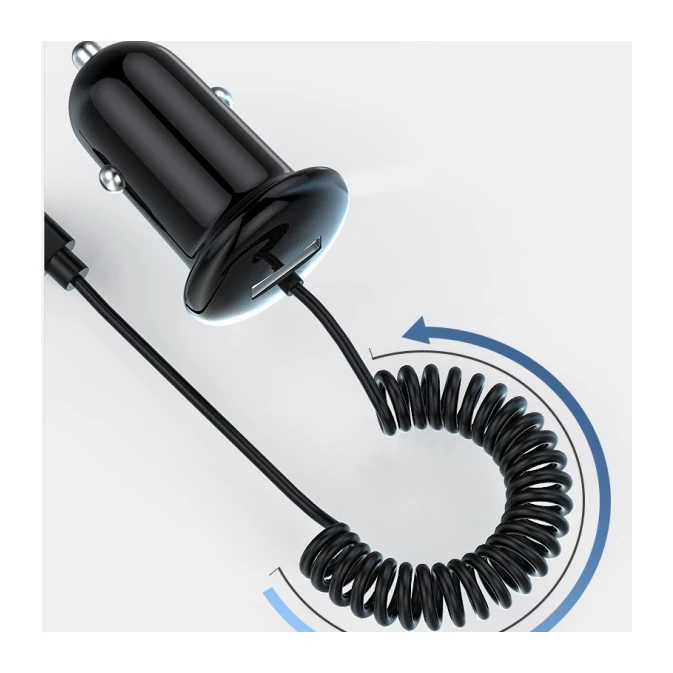 New designs Mobile Phone car charger with cables, OEM custom 3in1 fast charging 15W chargre for car