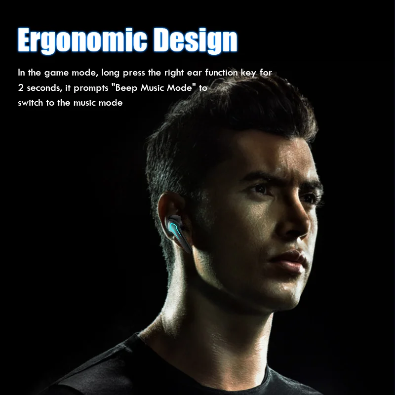 Dongguan gaming headset OEM IP68 P30 noise cancelling wireless game headset for PUBG Mobile phone