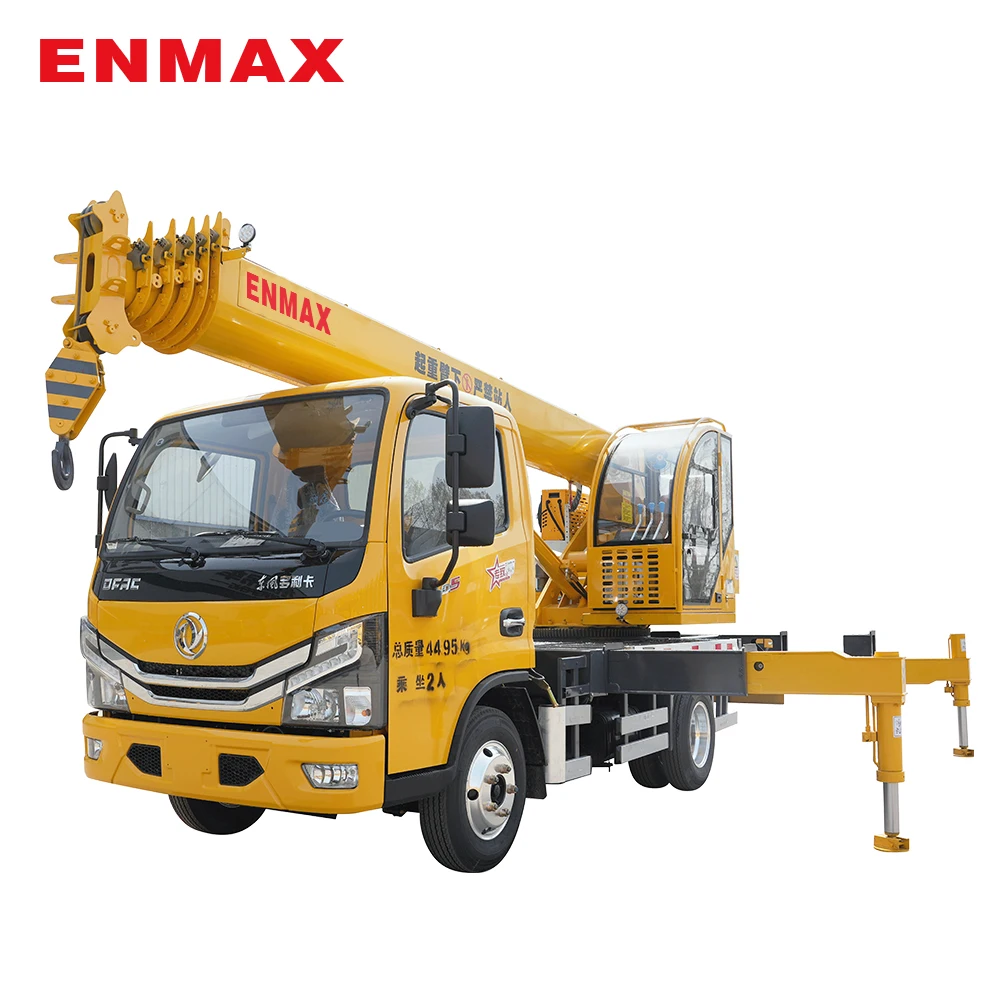 Dongfeng 7 Arm 5ton Heavy Lifting Mobile Crane Hydraulic Rc Truck Crane Truck Telescopic Boom for Sale