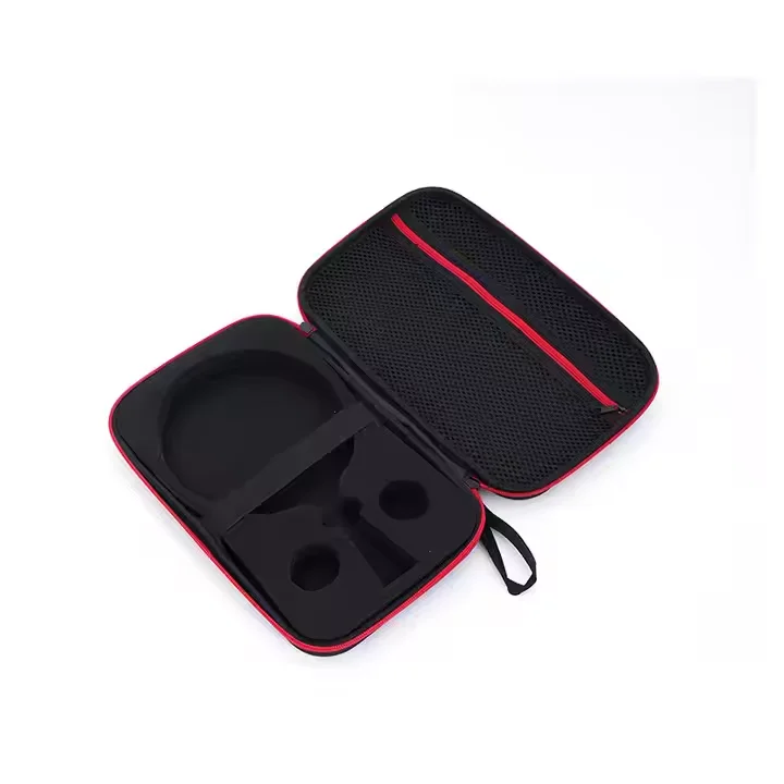 Dual Ping Pong Paddle and Ball Carrying Case Made of EVA Fits for 2 Paddles and 2 Balls (Case Only)