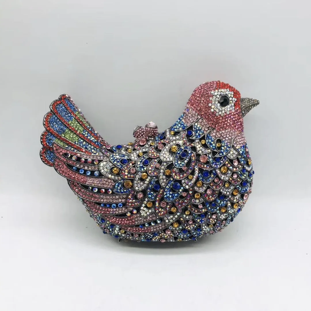 Latest Animal Bird party bags gift ideas acrylic crystal clutch