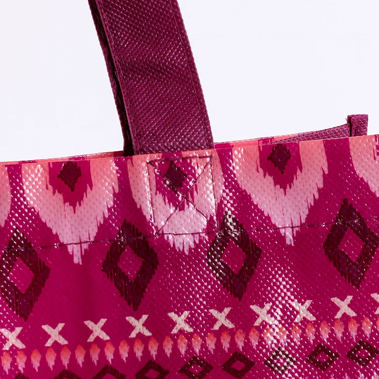 Reusable polypropylene laminated pp non woven shopping bag