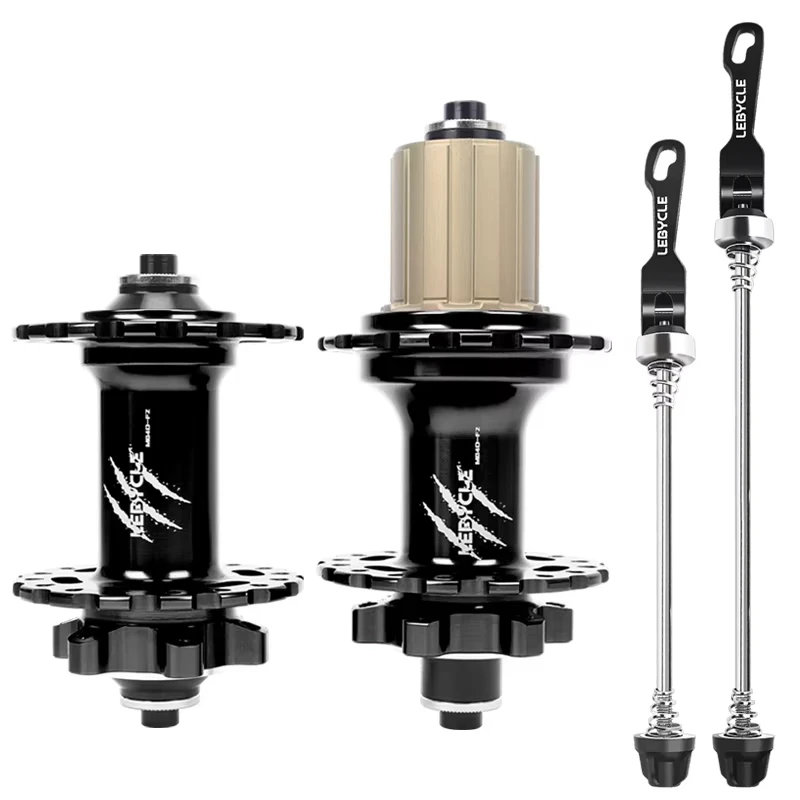Mountain Bike Quick Release Wheelset 5 Pawl 120 Click Hub Universal 32 Hole 36 Rim Assembly MTB Road Bicycle Hub