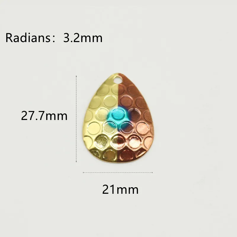 2021 Top quality chatterbait blades china fishing accessories spinner bait Heart-shaped parts