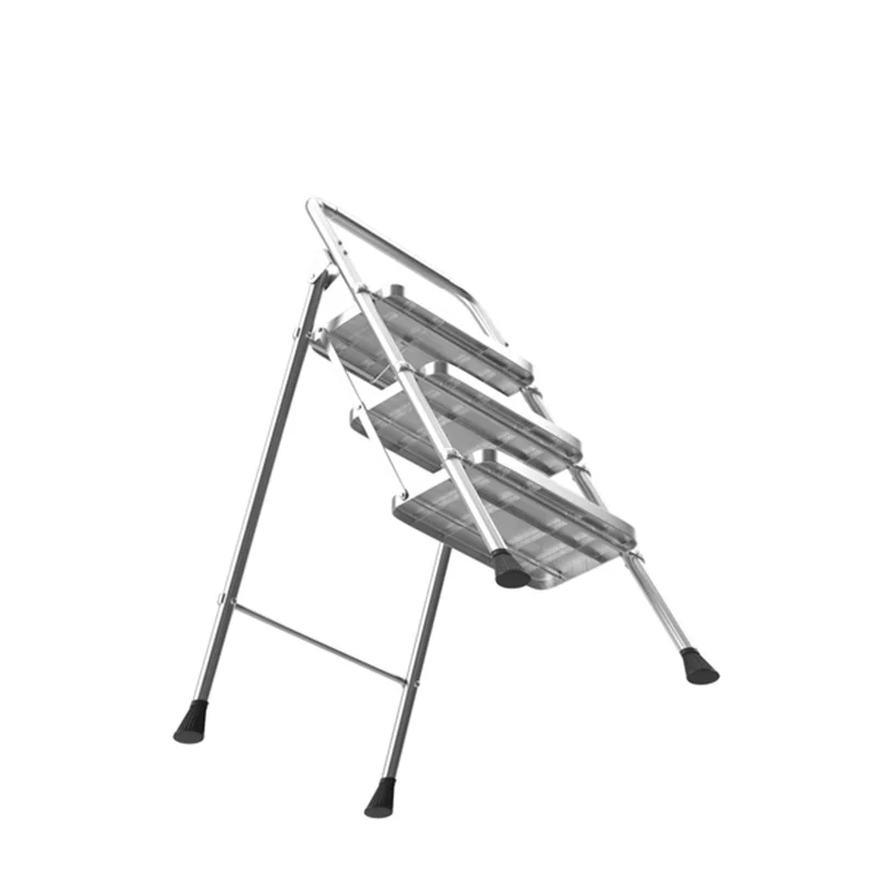 Factory Directly Supply Anti-pinching patent safety folding aluminium ladder Folding Multi-use Step Ladder