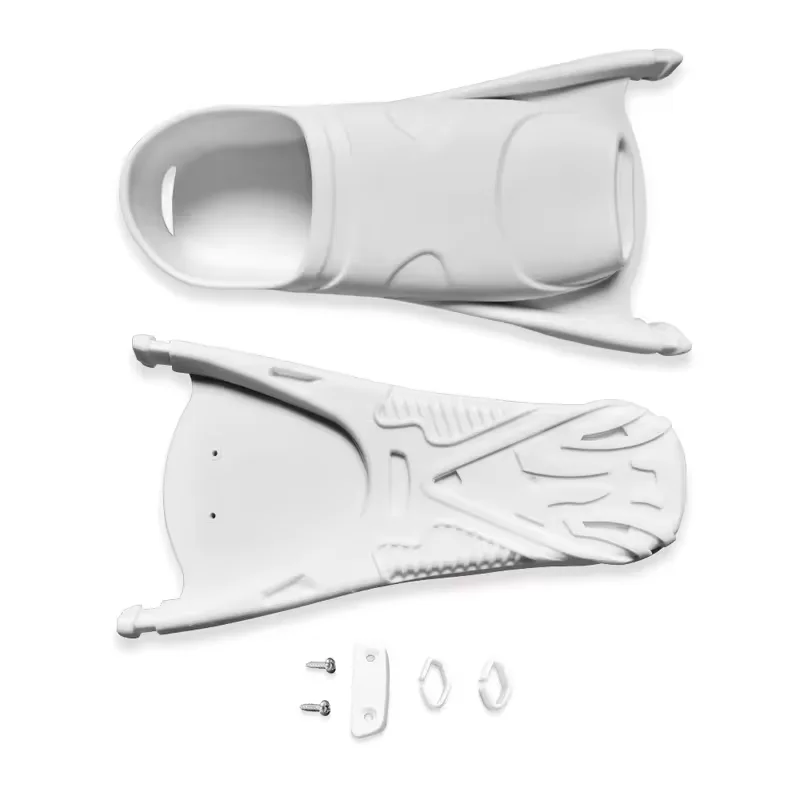 Hot Sale Long Blade TPR Freediving Foot Pockets Fins Durable Foot Pocket For Spearfishing Carbon Fiber Glass Fiber Long Fins