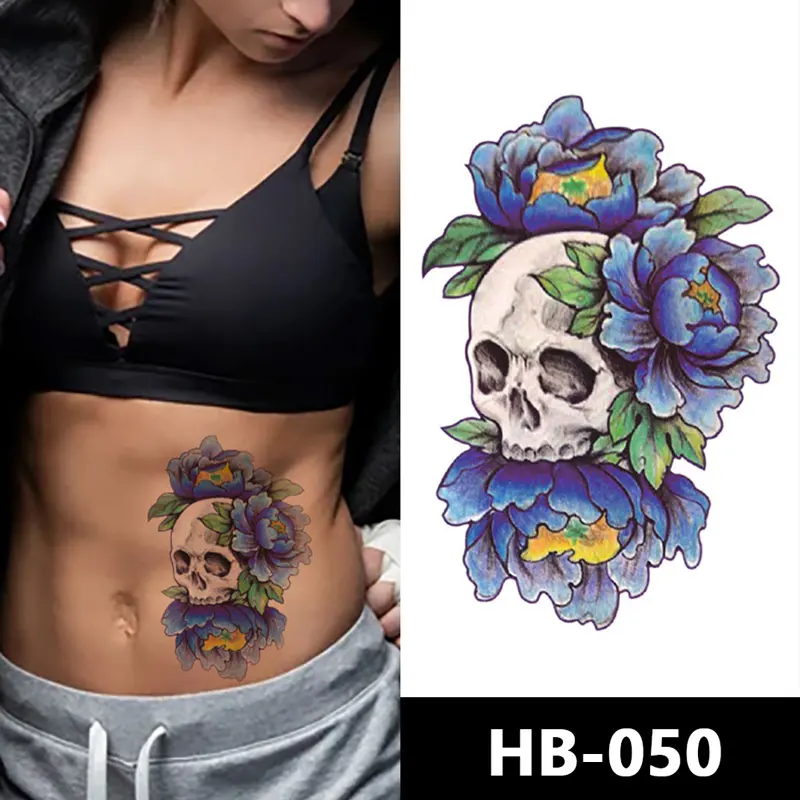 Custom waterproof artificial temporary 148*210mm tattoo sticker for men and women