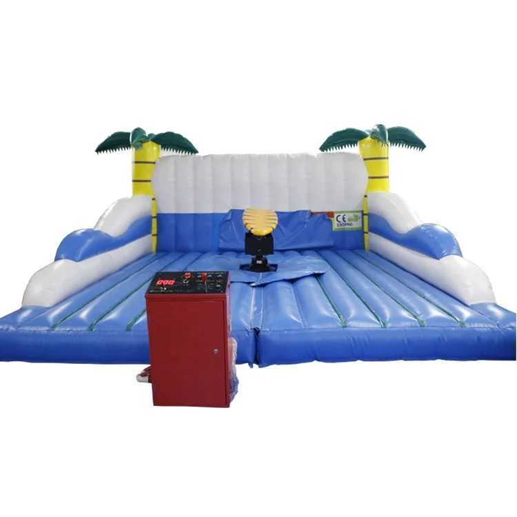 Wave Inflatable Party Single Surfing Machine Simulator Inflatable Mechanical Surfboard Rides