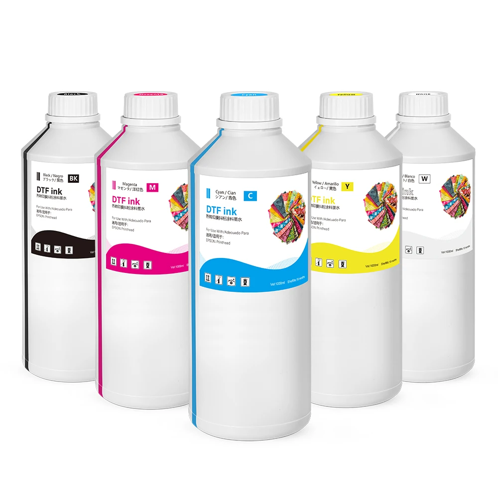 1L Winnerjet Water Based Ink dtf Ink for Epson DX5 DX7 5113 I3200 1390 l1800 P400 F2000 F2100 printhead