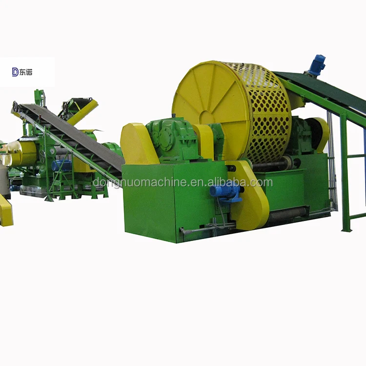 Popular Automatic Waste Tyre Recycling Machine To Rubber Powder / Used Tire Recycling / Waste Tyre Recycling Line