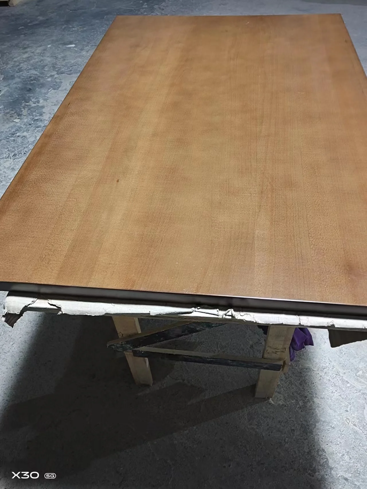 CNC CUTTING Customized holes /edges  solid wood flat board for bench/chair/out door wine holder picnic table top