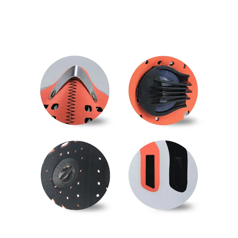 custom design logo polyester neoprene sport breathable mask biking face mask outdoor sport bike riding cycling mask