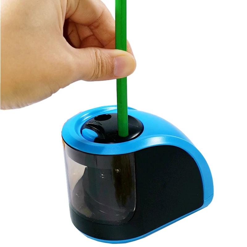JD3006-2 Electric Double Hole Pencil Sharpener Automatic Pencil Sharpener For Kids And Holiday