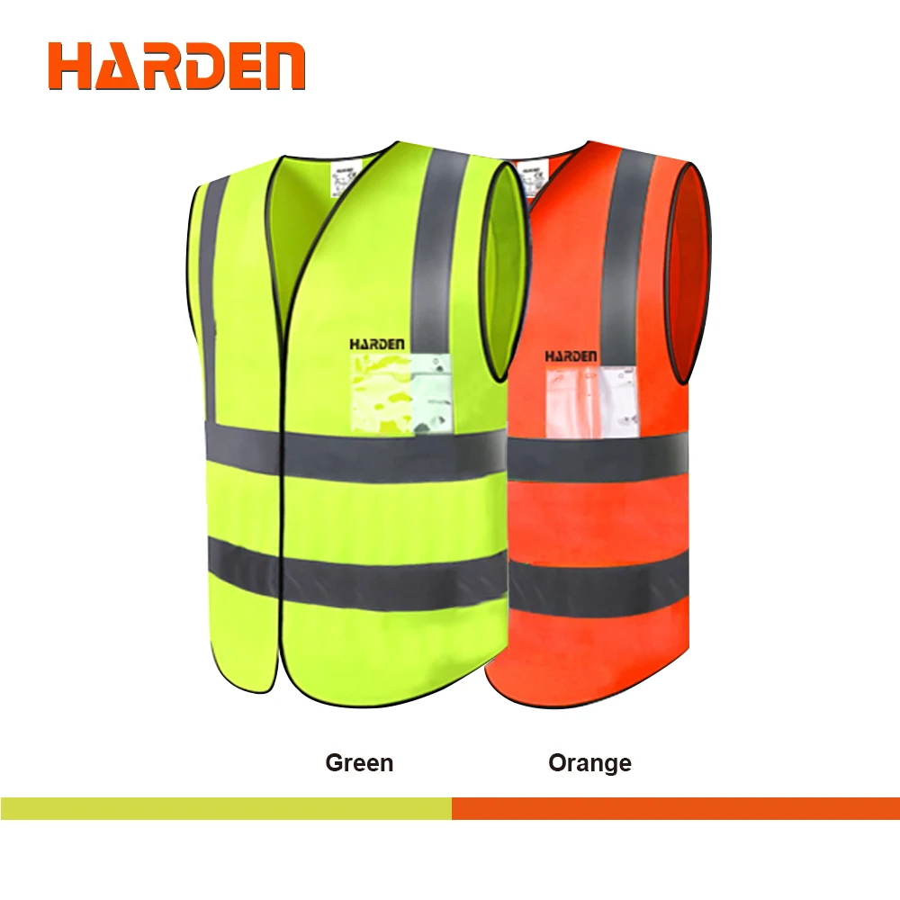 Green Orange Safety Reflector Vest Tool Vest Reflective Clothing