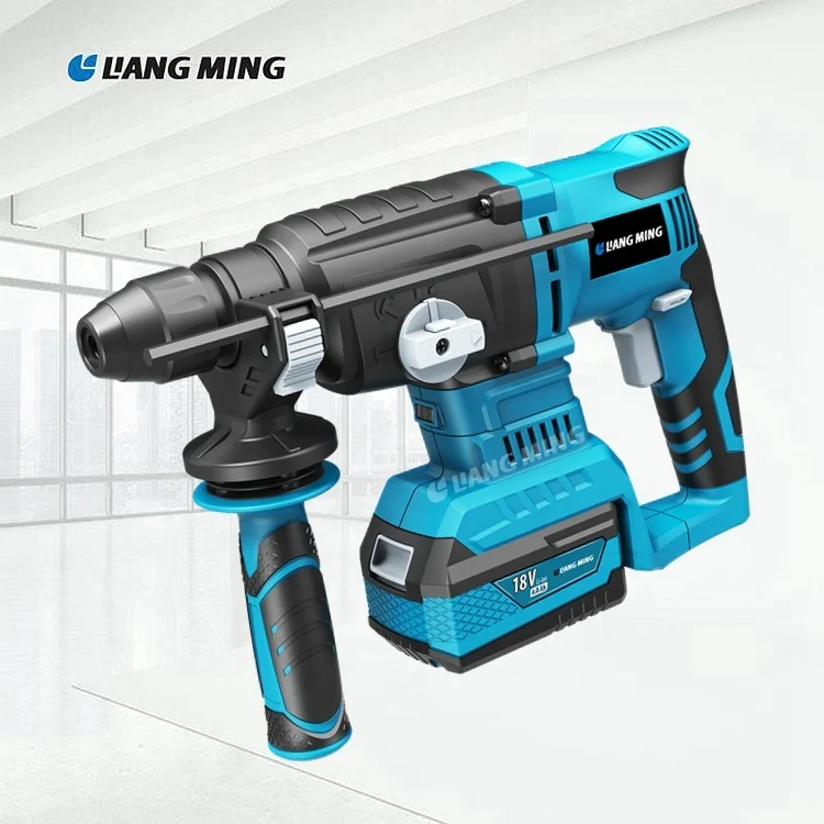Portable Power Tools 18V Li-ion lithium Battery Cordless Brushless Rotary Hammer Drill High Durable model RH-B0318