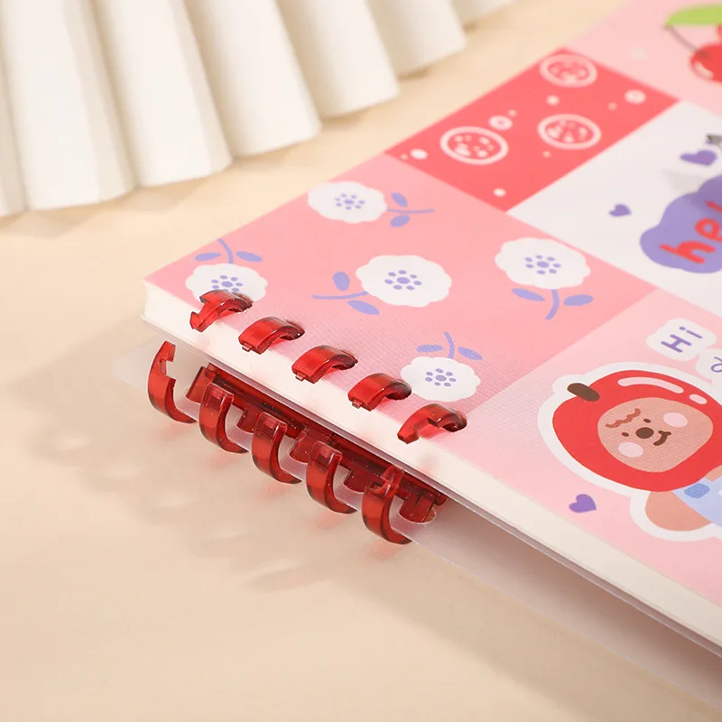 A5 Coil Notebook Cartoon Cute Notepad Rollover Spiral Thickening Creative A5 Notebooks