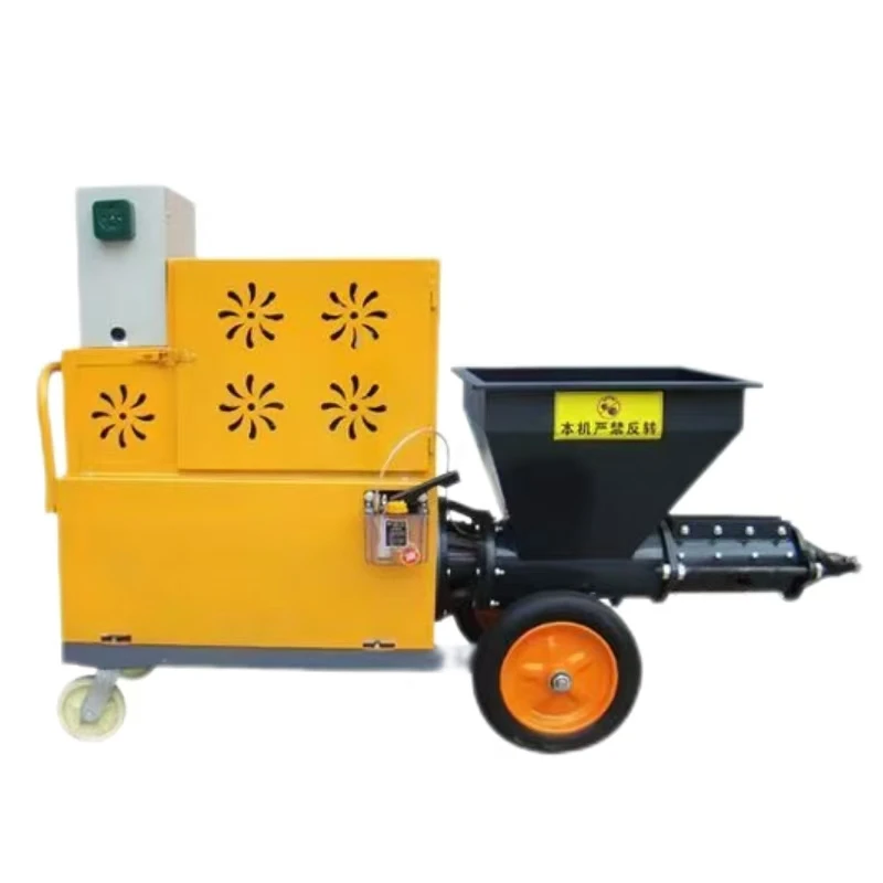 Automatic Mortar Cement Spraying Machine Electric Long Lifetime 220V/380V Cement Mortar Sprayer